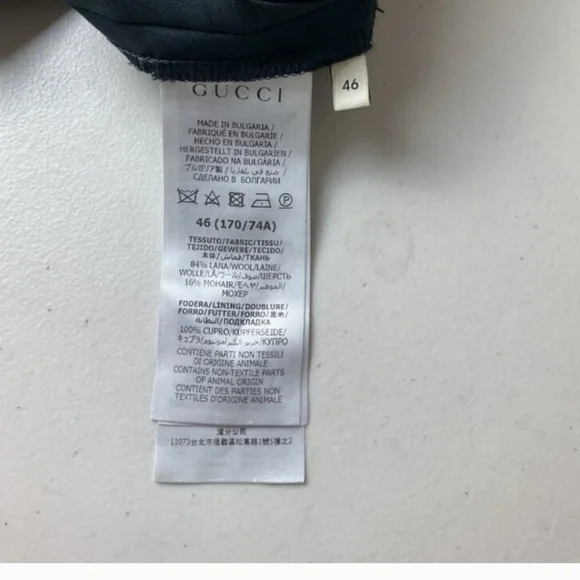 Trending! Pleated Dress Pants By Gucci! High Quality Mohair/ Wool Blend.